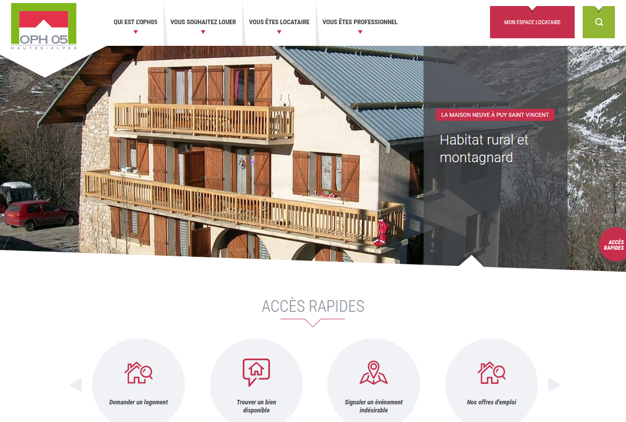 Le nouvel espace locataire est en ligne ! OPH05